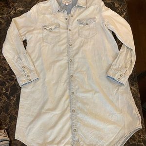 Lucky Brand Denim Dress M, Like New